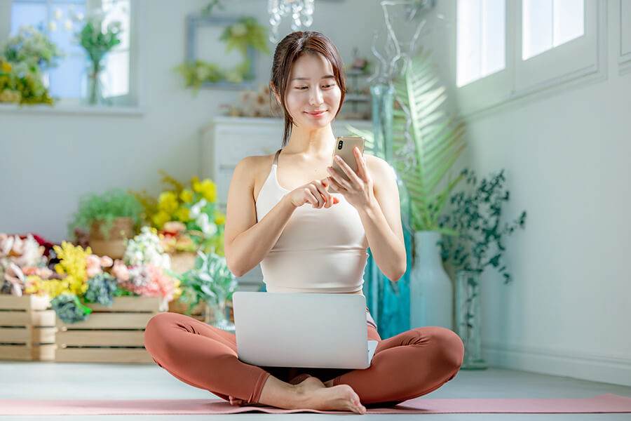 オンラインフィットネスの予約〜決済を一元管理